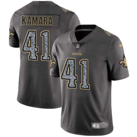 Men New Orleans Saints #41 Kamara Nike Teams Gray Fashion Static Limited NFL Jerseys